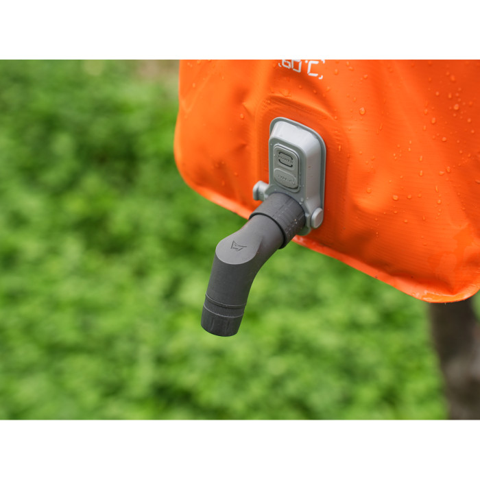 Душ портативный с емкостью и насосом Flextail Tiny Shower Bag, 20л, оранжевый  