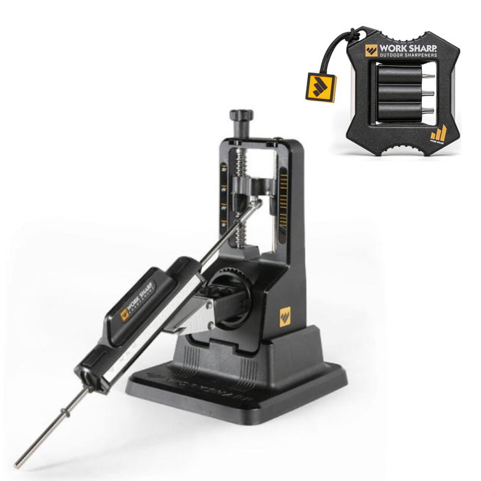 Акционный набор Work Sharp Точилка механическая The Precision Adjust Knife Sharpener WSBCHPAJ-I + Точилка механическая Micro WSEDCMCR  