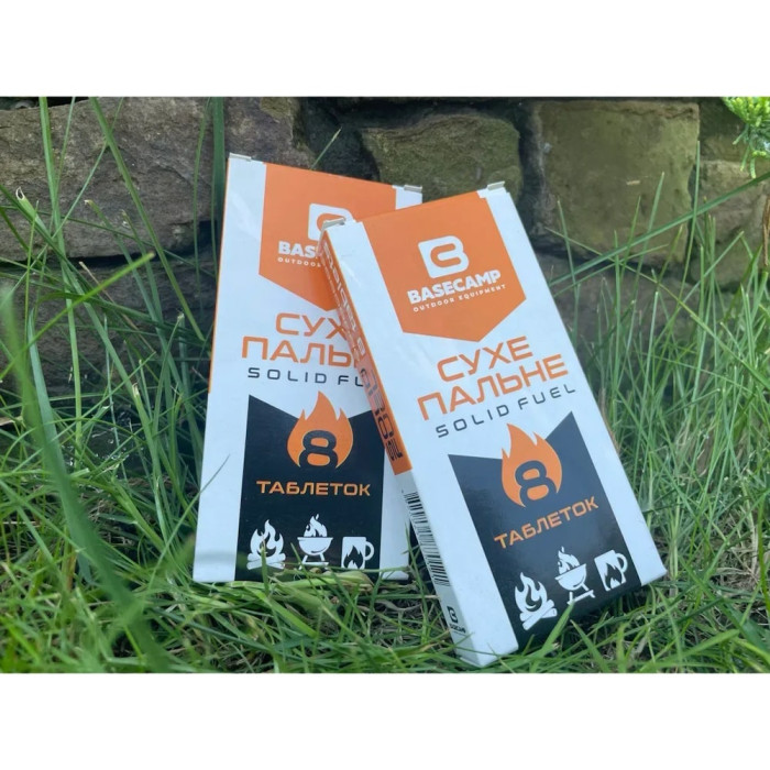 Сухое горючее BaseCamp Solid Fuel, 8 таблеток (BCP 50101)  