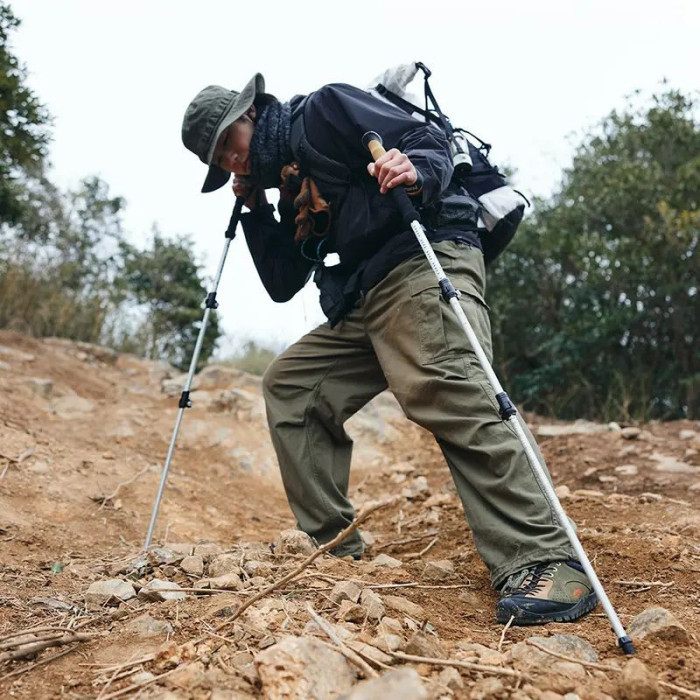 Трекинговые палки Naturehike 7075 CNH22DS002, 135 см, белый, 2 шт.  