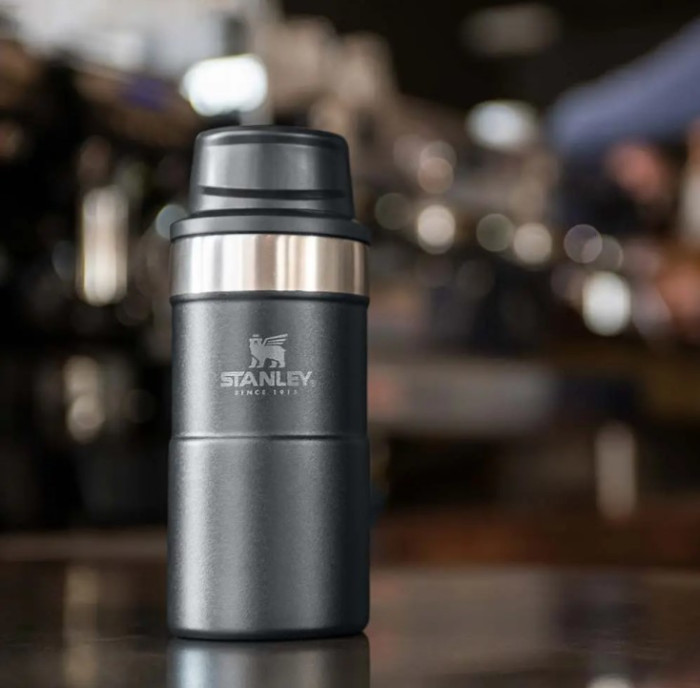Термочашка Stanley Classic Trigger-action Matte Black 0.25 л  