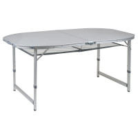 Стол Bo-Camp Premium Oval 150x80 cm Grey (1404405)