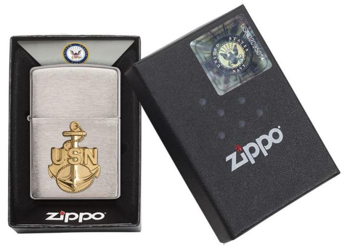 Зажигалка Zippo Navy Anchor 280ANC  