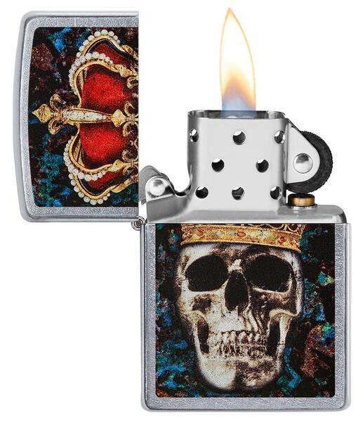 Зажигалка Zippo 207 Skull King Design (49666)  