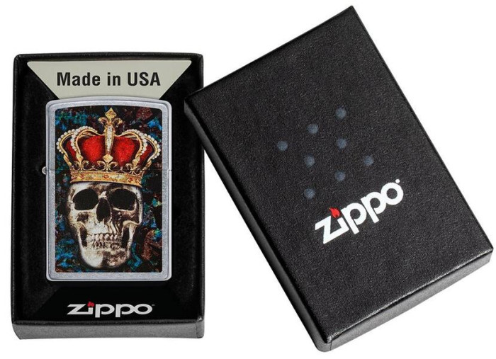 Зажигалка Zippo 207 Skull King Design (49666)  