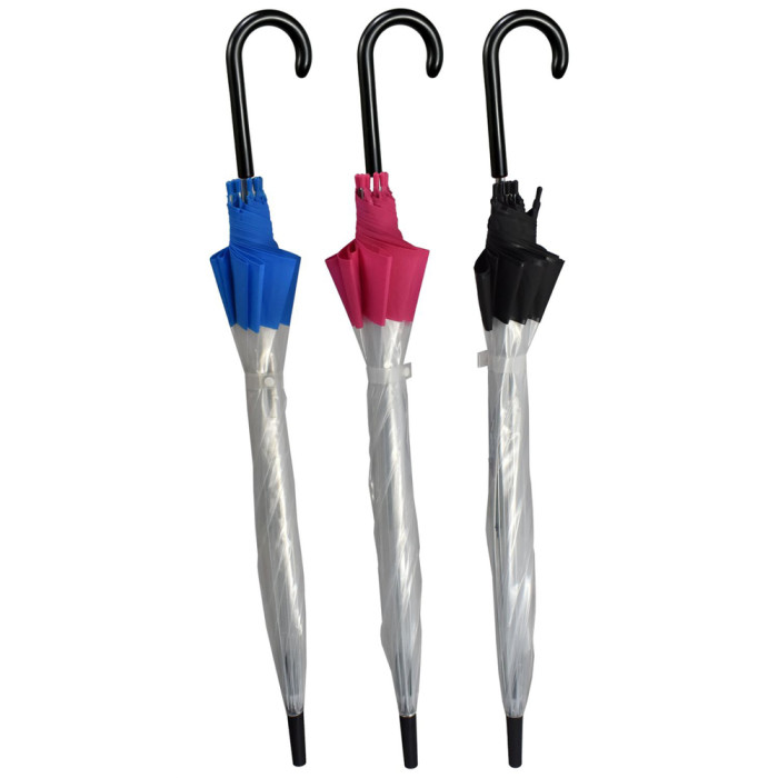 Зонт Semi Line Transparent-Black (2507-0)  