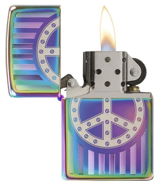 Зажигалка Zippo 151 Rivet Peace Sign 29435  