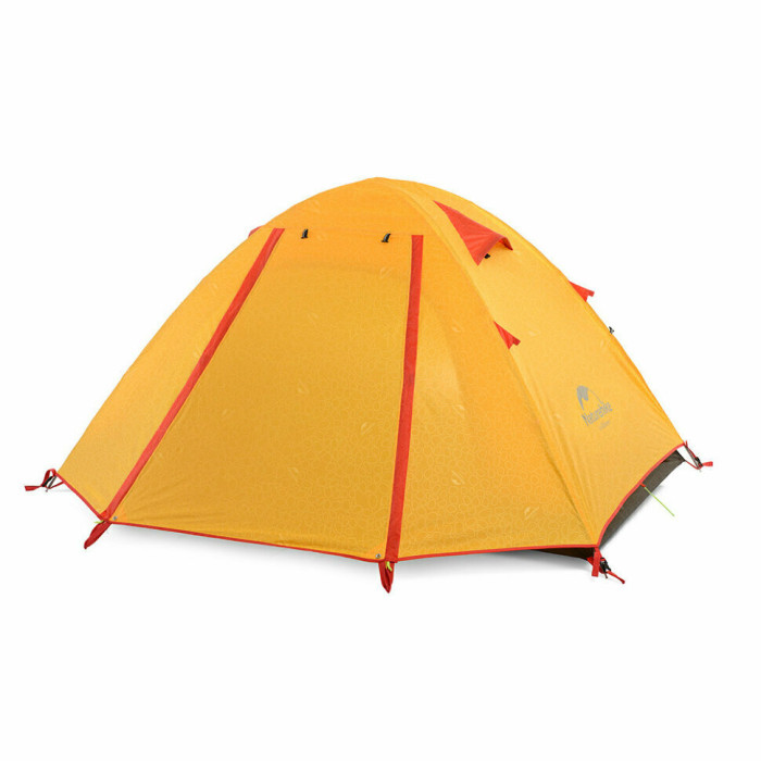 Палатка Naturehike P-Series NH18Z044-P 210T / 65D, четырехместная, оранжевый  