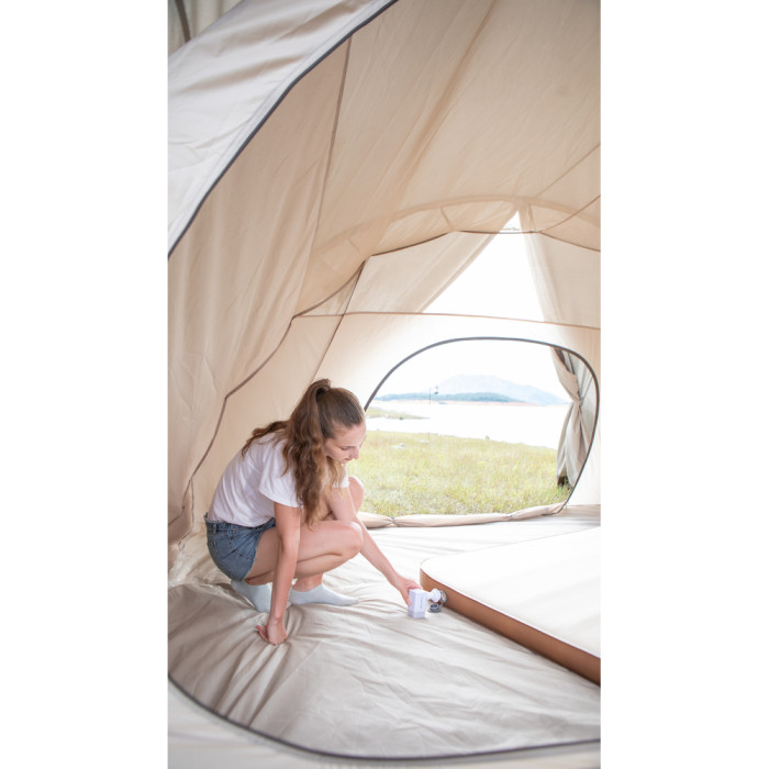 Насос-фонарь-powerbank кемпинговый Flextail Max Pump 2 Plus, белый  