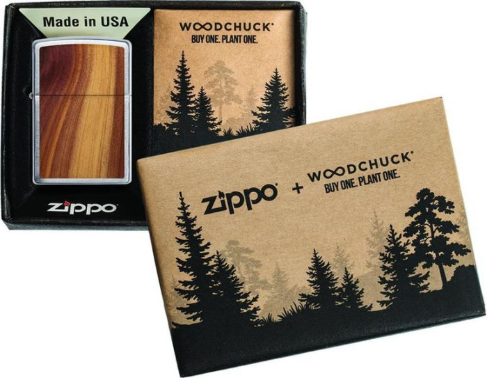 Зажигалка Zippo 200 Woodchuck Cedar 29900  