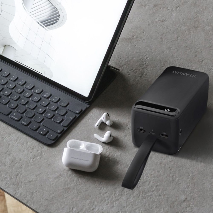Повербанк TITANUM 741 Black 50000mAh  