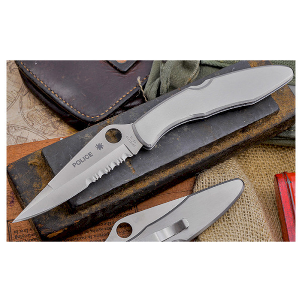 Нож Spyderco Police, полусеррейтор C07PS  