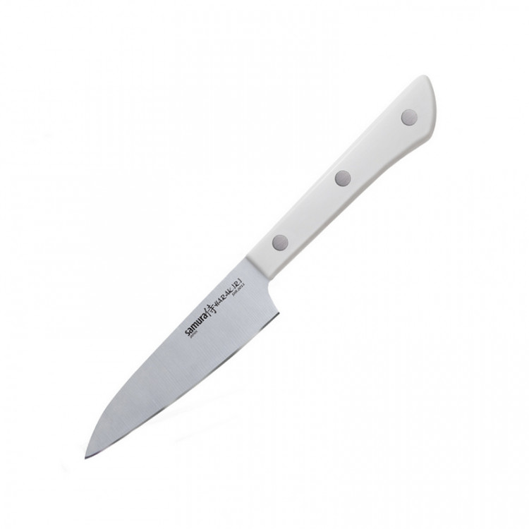 Нож кухонный Samura Harakiri овощной, 99 мм, White SHR-0011W 