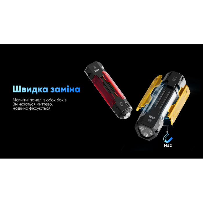 Фонарь Wuben E8, черный  