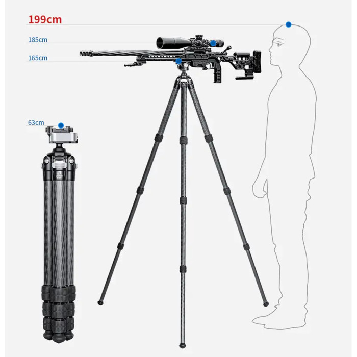 Трипод для стрельбы Leofoto SA-364C МА-30L  