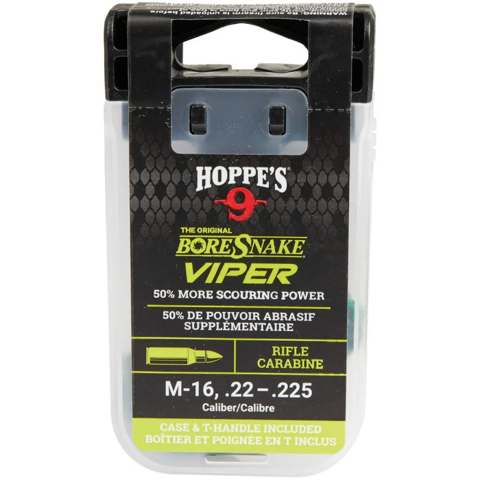 Протяжка Hoppe`s Bore Snake Viper для кал.22-.223 с бронзовыми ершами