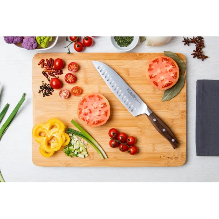 Нож сантоку 3claveles Norden 3C1045, 3CR13 175 мм, Испания  