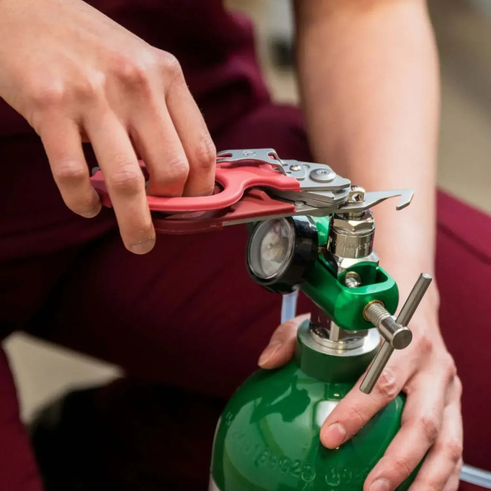 Ножницы Leatherman Raptor Rescue, красно-розовые, utility чехол  