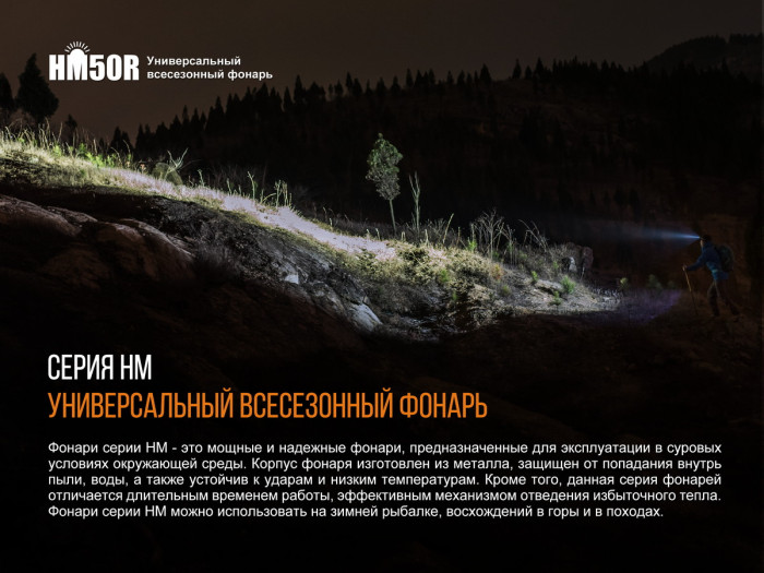 Налобный фонарь Fenix HM50R XM-L2 U2  