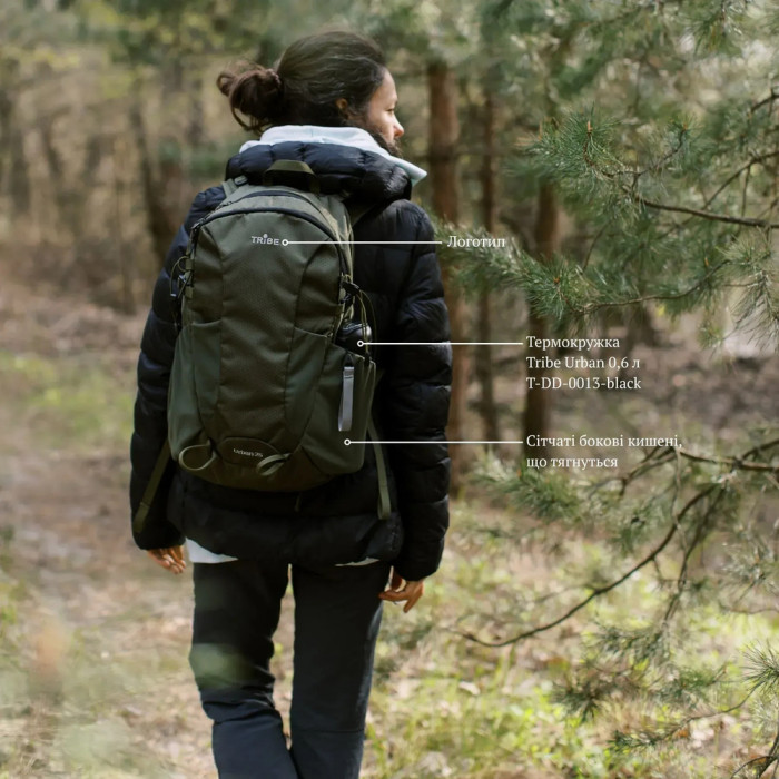 Рюкзак Tribe Urban 25 л T-IC-0022-olive  