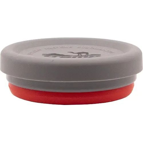 Стакан складной силиконовый с крышкой 200мл Tramp UTRC-126, terracota  