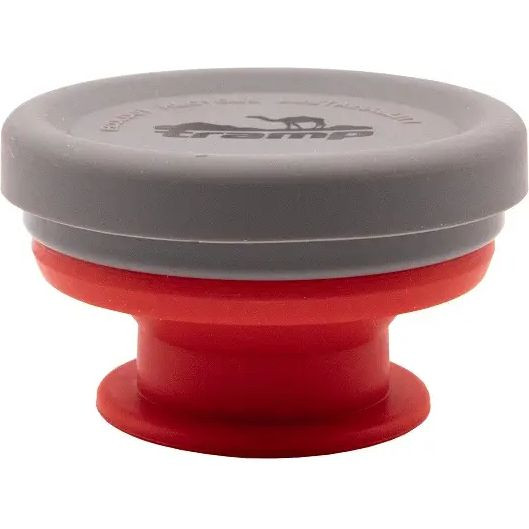 Стакан складной силиконовый с крышкой 200мл Tramp UTRC-126, terracota  