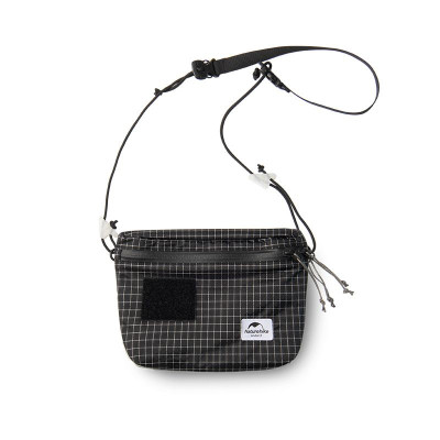 Сумка маленькая Naturehike NH20BB204, 3л, графит в клеточку