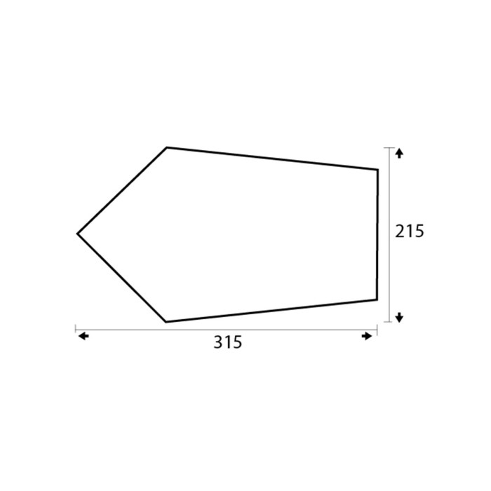 Тент Trimm TRACE ONE sand – песочный  
