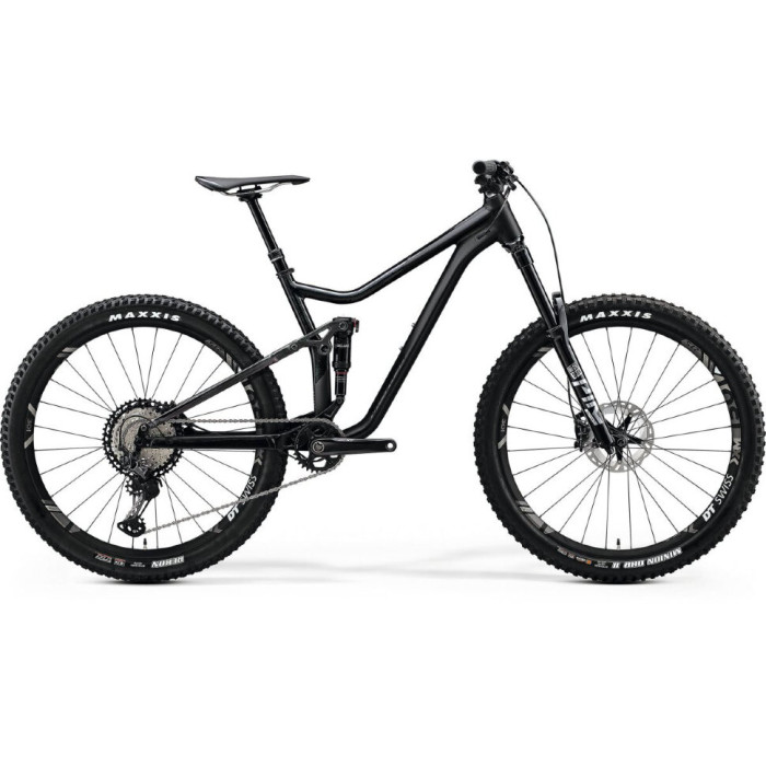 Велосипед Merida 2020 one-forty 900 m matt black/glossy candy green  