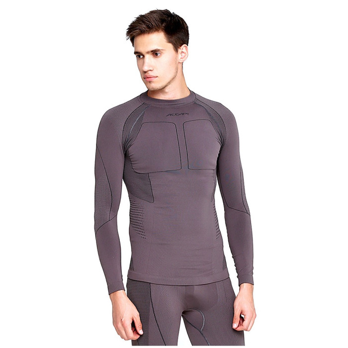 Термокофта мужская Accapi Polar Bear Long Sleeve Shirt High Neck Man 973 mud-black XL-XXL  