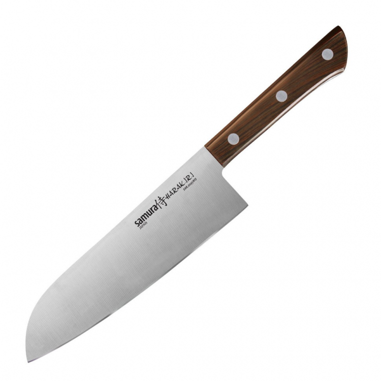 Нож кухонный Samura Harakiri Сантоку, 175 мм, White SHR-0095WO 