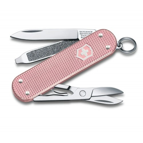 Классический нож-брелок Swiss Army Knife, Classic SD Alox Colors, 58 mm, Cotton Candy, Gift Box  