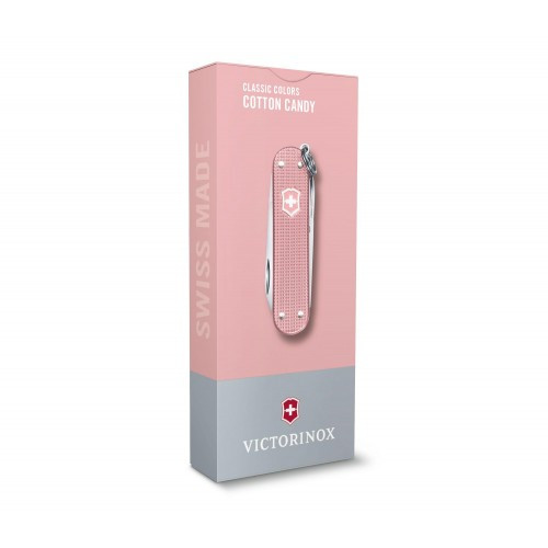 Классический нож-брелок Swiss Army Knife, Classic SD Alox Colors, 58 mm, Cotton Candy, Gift Box  