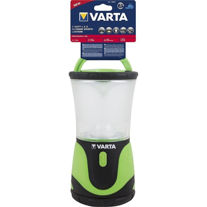 Кемпенговый фонарь Varta 3W LED Lantern 3D, 330 лм (18664101111)  