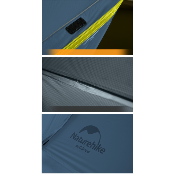 Палатка двухместная ультралегкая Naturehike Mongar UL NH19M002-J, синий  