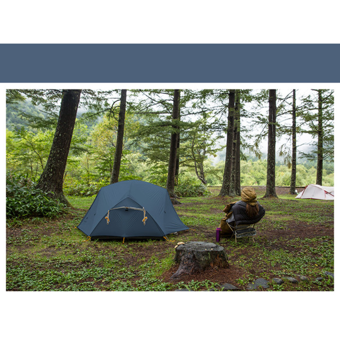 Палатка двухместная ультралегкая Naturehike Mongar UL NH19M002-J, синий  