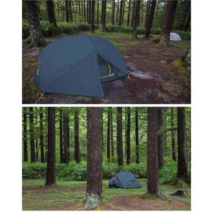 Палатка двухместная ультралегкая Naturehike Mongar UL NH19M002-J, синий  