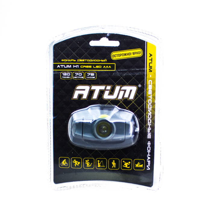 Налобный фонарь Atum H1 Osram Led AAA  