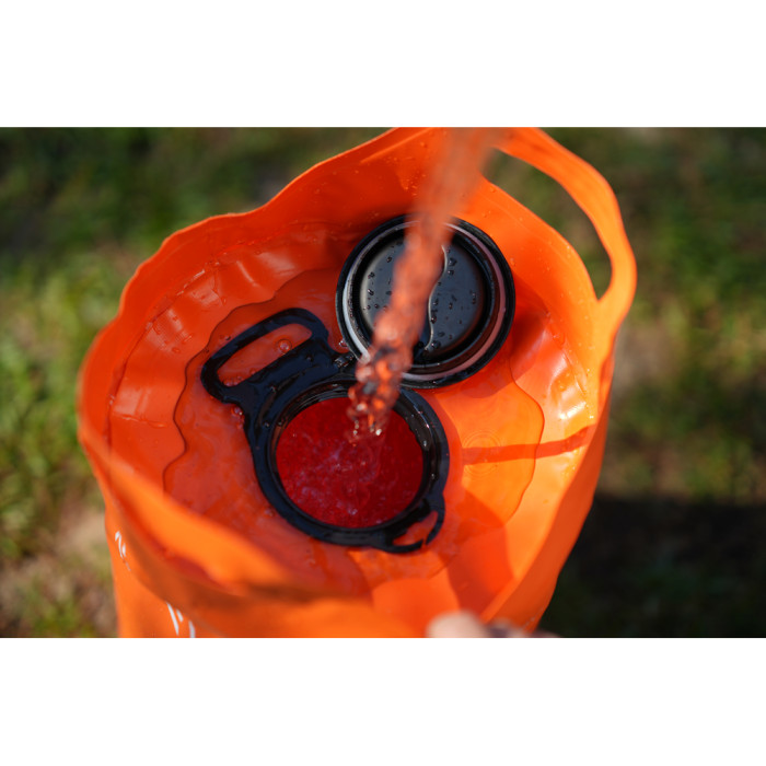 Душ портативный с емкостью и насосом Flextail Tiny Shower Bucket, 20л, оранжевый  