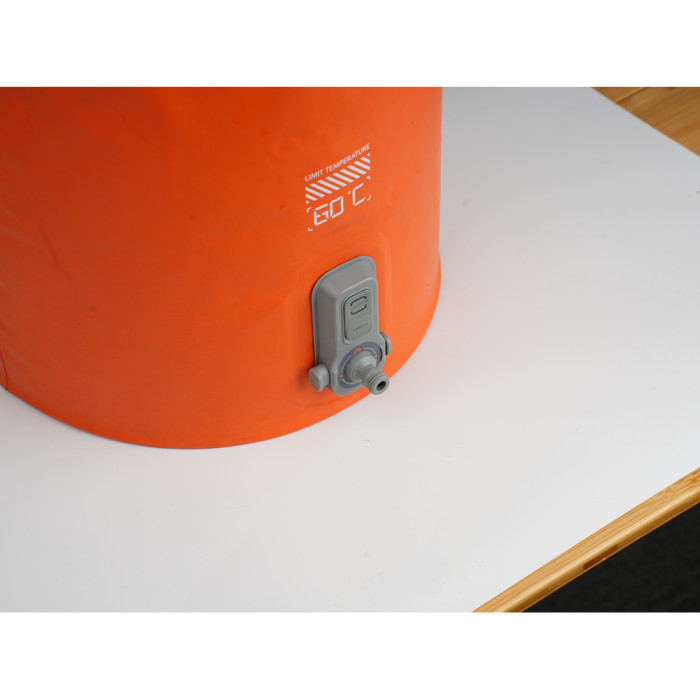 Душ портативный с емкостью и насосом Flextail Tiny Shower Bucket, 20л, оранжевый  