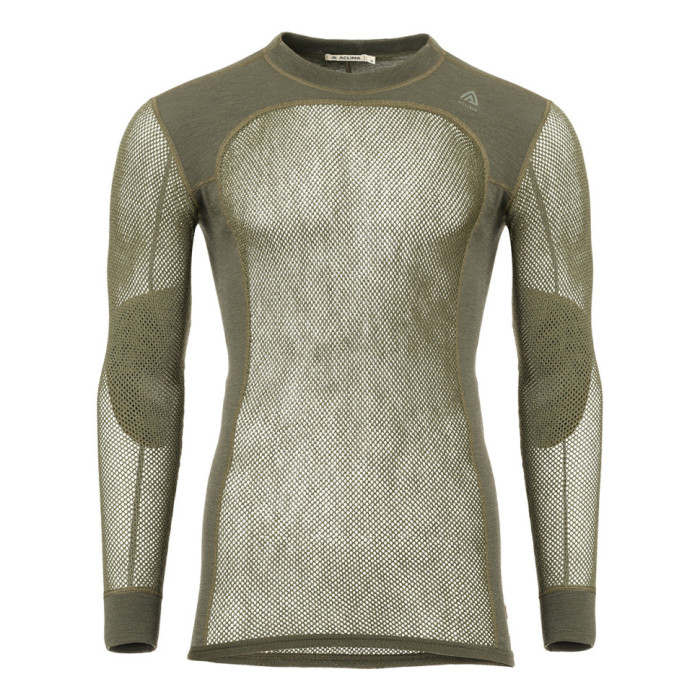 Термокофта мужская Aclima WoolNet 120 Crew Neck Men Olive Night XL  