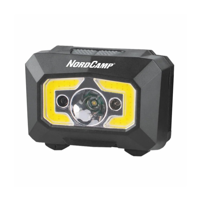 Фонарь налобный Nord Camp 200Lm, 3W XPE+ COB, 3xAAA, Sensor White/Red  