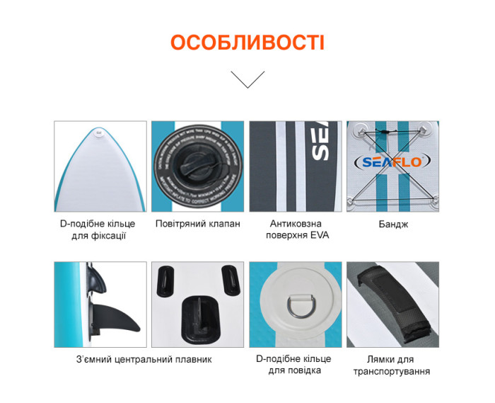 SUP-доска SeaFlo SUP-дошка SF-IS002-S  