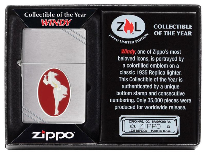 Зажигалка Zippo Limited Edition Windy Girl 28729  