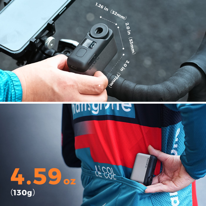 Велосипедный мини насос электрический Flextail Tiny Bike Pump Pro, 120 PSI  