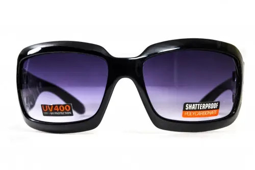 Очки защитные Global Vision Passion (gradient smoke) черные (с градиентом)  