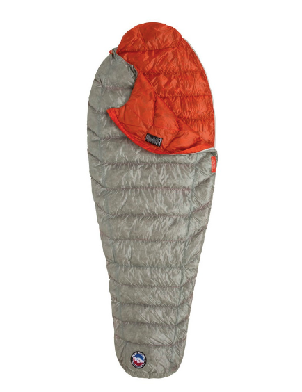 Спальник Big Agnes Pluton Ul 40 (850 Downtek) Long gray/pumpkin - LEFT  