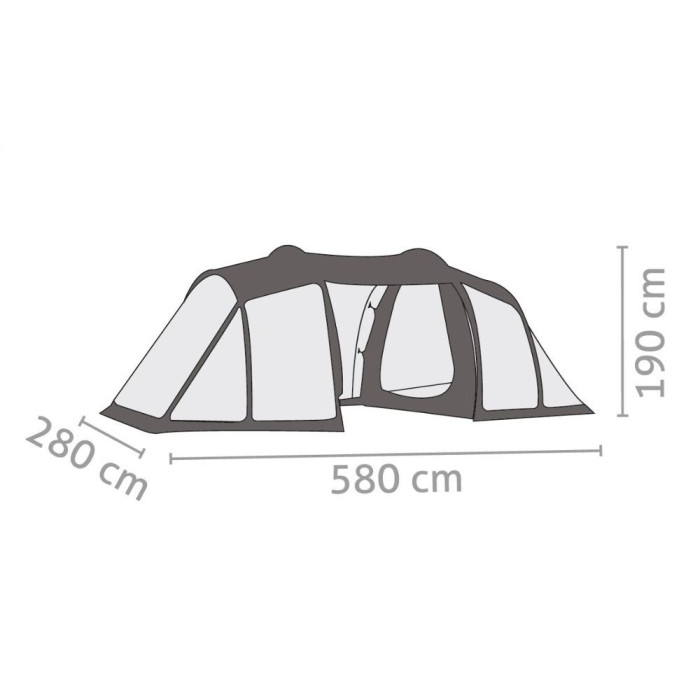 Палатка Salewa *MIDWAY VI TENT 5908 5311 - UNI - зеленый  