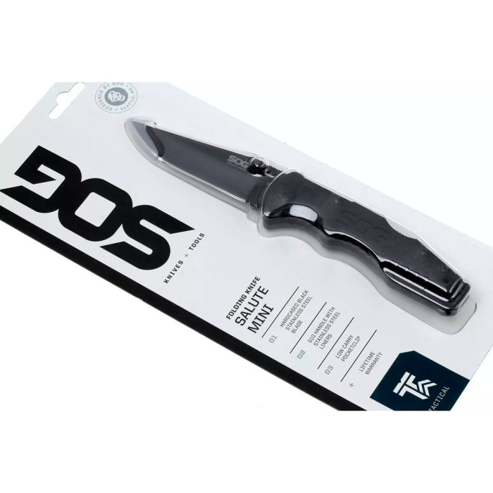 Нож SOG Salute Mini Black (SOG FF1101-CP)  