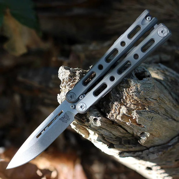 Нож Benchmade Laro, balisong, titanium, 82  
